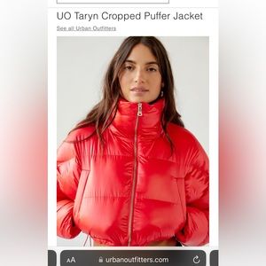 UO Taryn Cropped Puffer Jacket